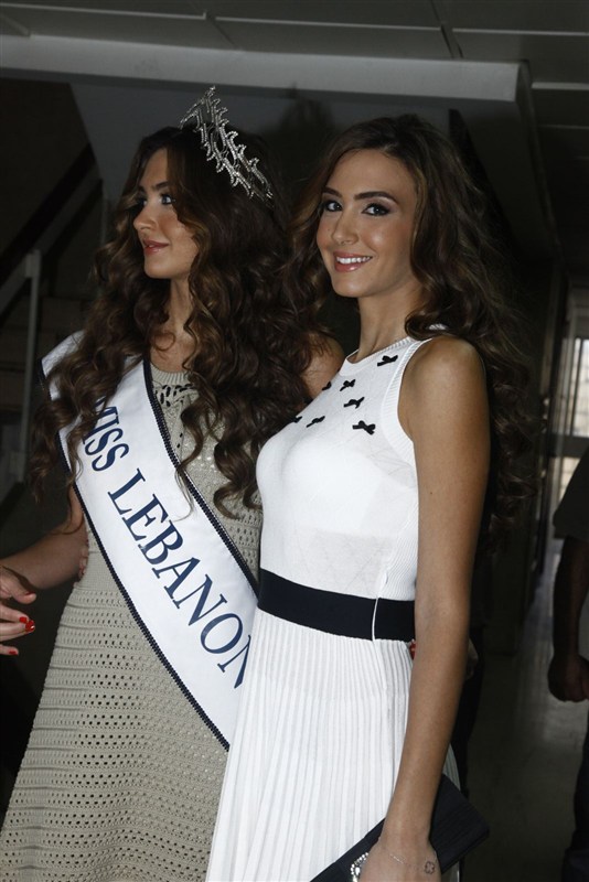 Rina Chibani Miss Lebanon & Minister Abboud